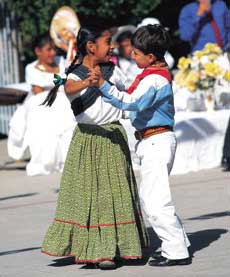 Sabian Symbol for Virgo 8: A child takes a first dance lesson.