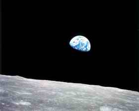 Earthrise over the Moon (ruler of Cancer)