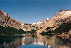 Mountains and lake - the big picture perspective