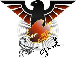 Scorpio symbols: snake, scorpion, eagle and phoenix